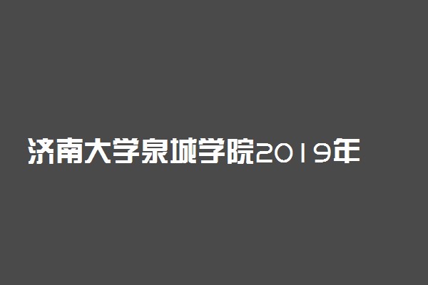 济南大学泉城学院2019年舞蹈编导专业测试内容