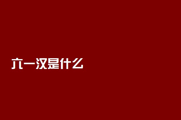 六一汉是什么