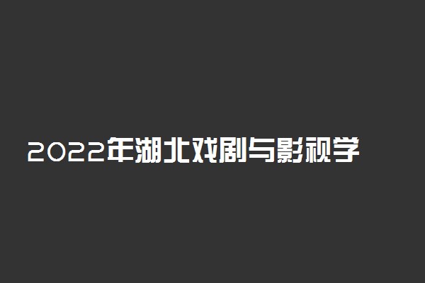 2022年湖北戏剧与影视学类（服装表演专业）统考考试要求