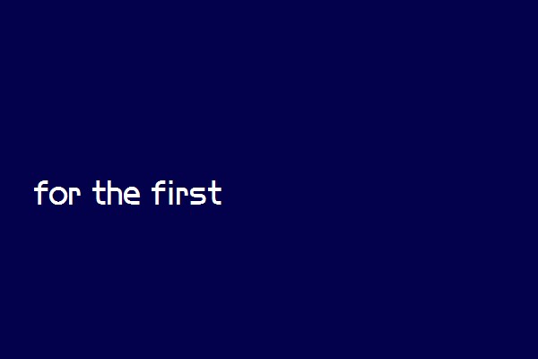 for the first time与the first time的区别