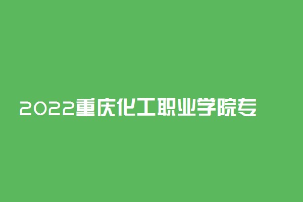 2022重庆化工职业学院专业排名 哪些专业比较好