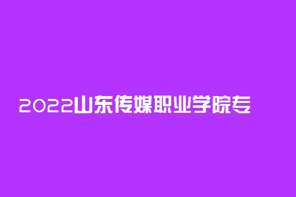 2022山东传媒职业学院专业排名 哪些专业比较好