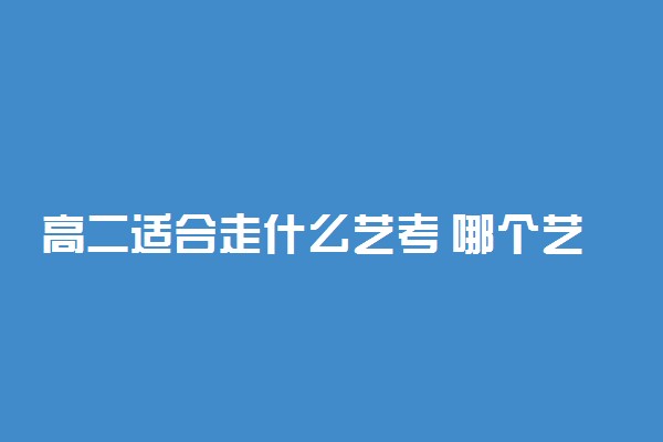 高二适合走什么艺考 哪个艺考专业能速成