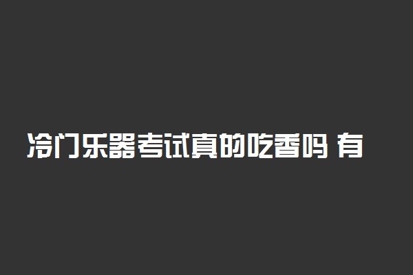 冷门乐器考试真的吃香吗 有什么冷门乐器