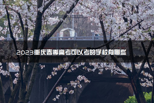 2023重庆春季高考可以考的学校有哪些