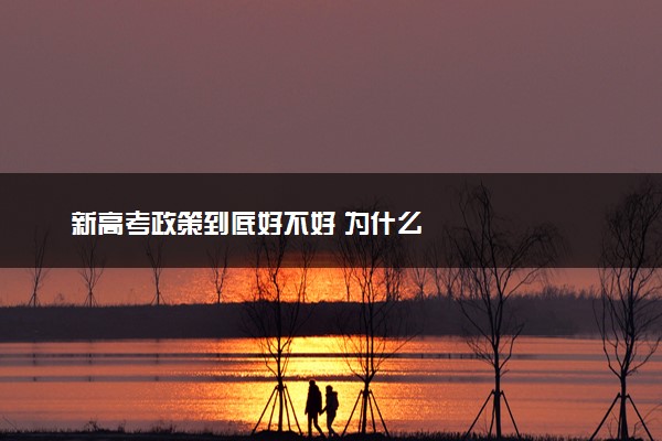新高考政策到底好不好 为什么