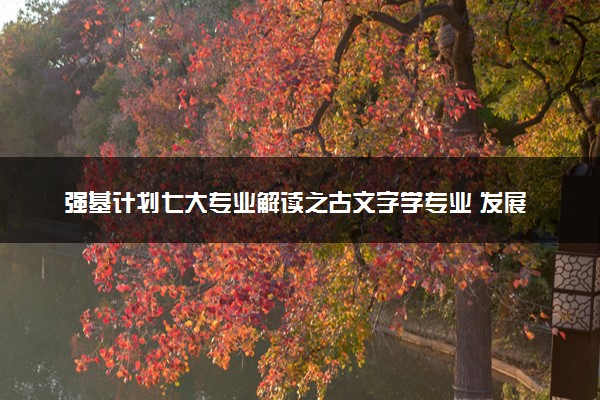 强基计划七大专业解读之古文字学专业 发展前景怎么样