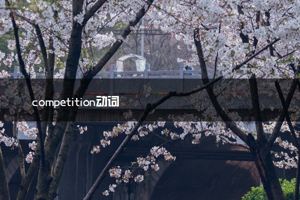 competition动词