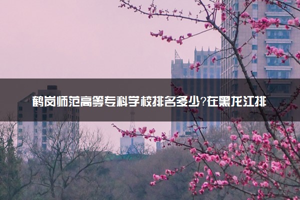 鹤岗师范高等专科学校排名多少？在黑龙江排第几位？怎么样好不好？