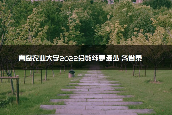 青岛农业大学2022分数线是多少 各省录取最低分及位次