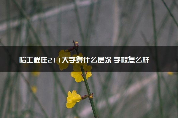 哈工程在211大学算什么层次 学校怎么样