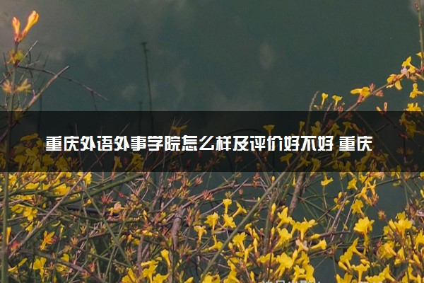 重庆外语外事学院怎么样及评价好不好 重庆外语外事学院口碑如何