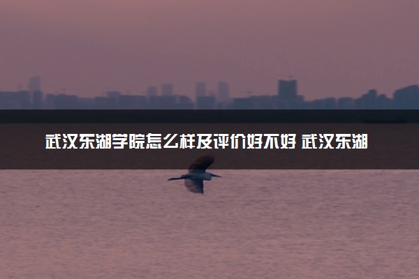 武汉东湖学院怎么样及评价好不好 武汉东湖学院口碑如何