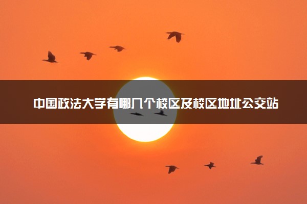 中国政法大学有哪几个校区及校区地址公交站点 分别都在哪里