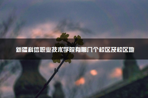 新疆科信职业技术学院有哪几个校区及校区地址公交站点 分别都在哪里