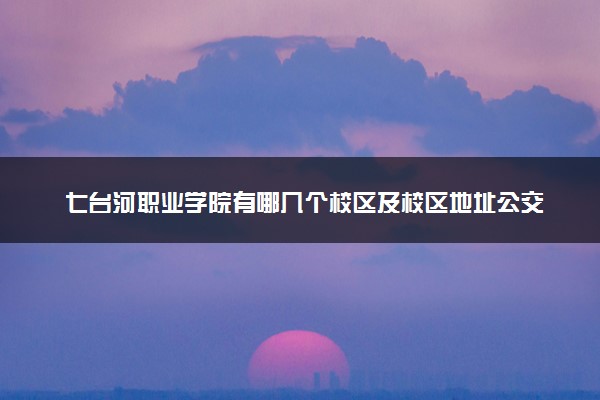 七台河职业学院有哪几个校区及校区地址公交站点 分别都在哪里