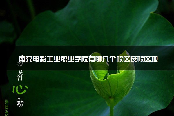 南充电影工业职业学院有哪几个校区及校区地址公交站点 分别都在哪里