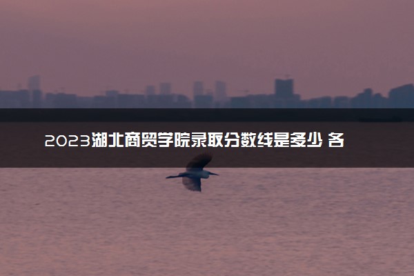 2023湖北商贸学院录取分数线是多少 各省历年最低分数线