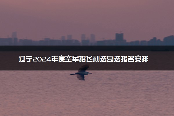 辽宁2024年度空军招飞初选复选报名安排 有哪些报名条件