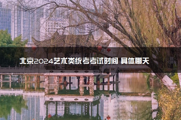 北京2024艺术类统考考试时间 具体哪天考试