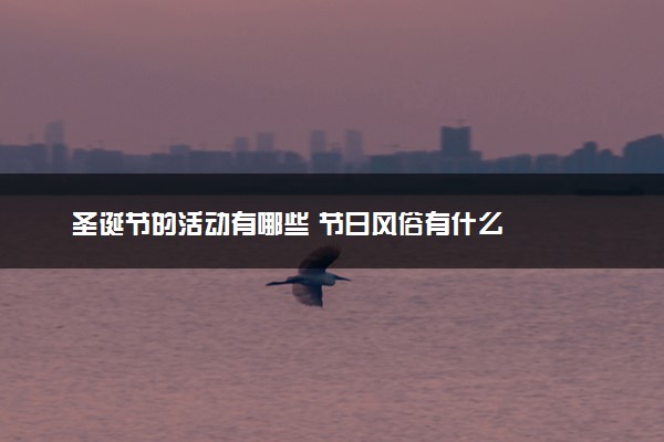 圣诞节的活动有哪些 节日风俗有什么