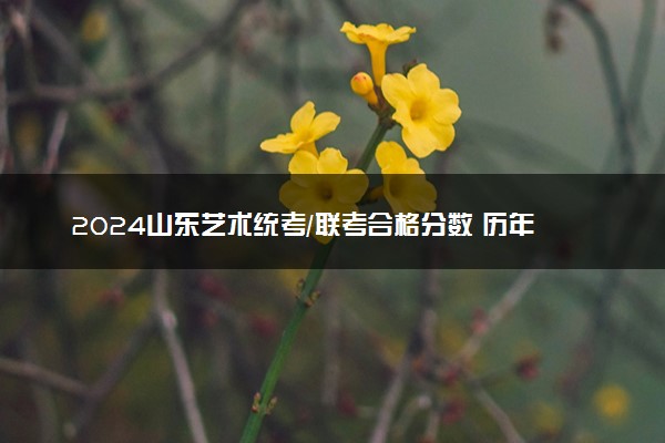 2024山东艺术统考/联考合格分数 历年合格分数线是多少