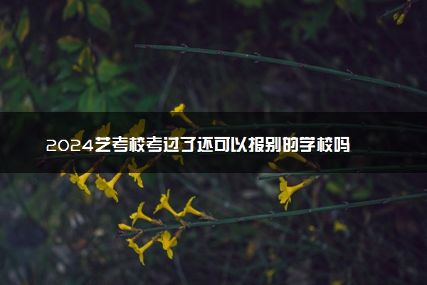 2024艺考校考过了还可以报别的学校吗 有限制吗