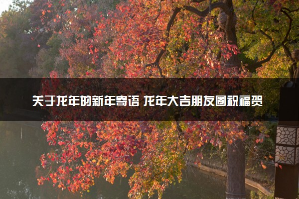 关于龙年的新年寄语 龙年大吉朋友圈祝福贺词