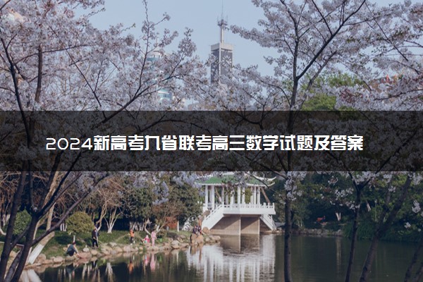 2024新高考九省联考高三数学试题及答案解析【河南卷】