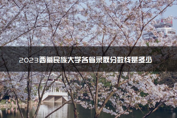 2023西藏民族大学各省录取分数线是多少 投档最低分及位次