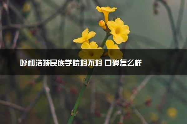 呼和浩特民族学院好不好 口碑怎么样