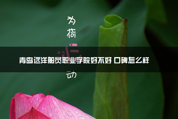 青岛远洋船员职业学院好不好 口碑怎么样