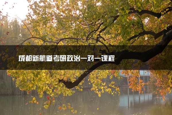 成都新航道考研政治一对一课程