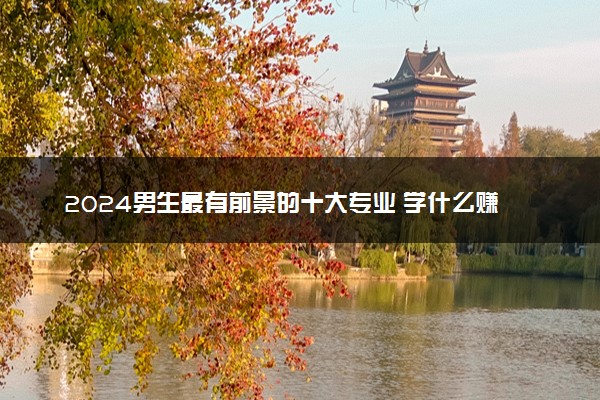 2024男生最有前景的十大专业 学什么赚的多好就业