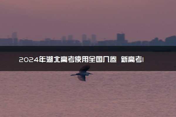 2024年湖北高考使用全国几卷 新高考I卷还是II卷