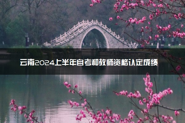 云南2024上半年自考和教师资格认定成绩查询时间及方式