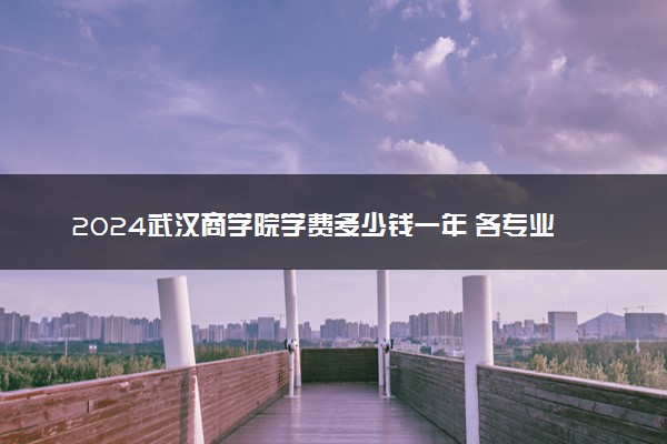 2024武汉商学院学费多少钱一年 各专业收费标准