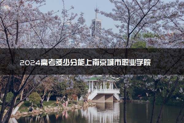 2024高考多少分能上南京城市职业学院 最低分数线和位次