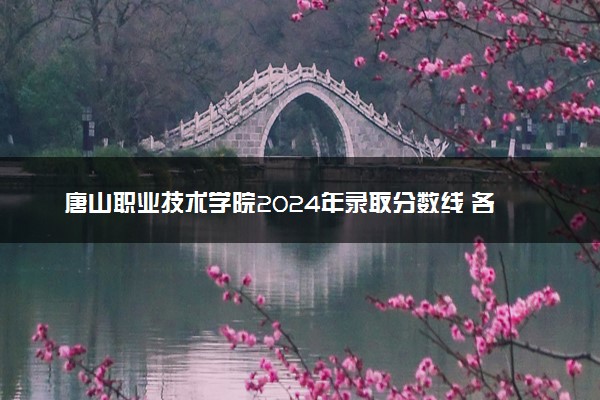 唐山职业技术学院2024年录取分数线 各专业录取最低分及位次