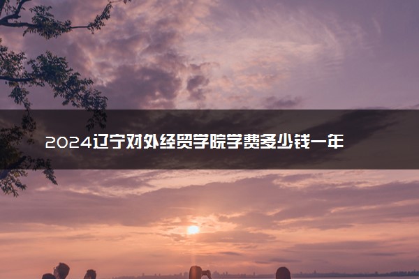 2024辽宁对外经贸学院学费多少钱一年 各专业收费标准