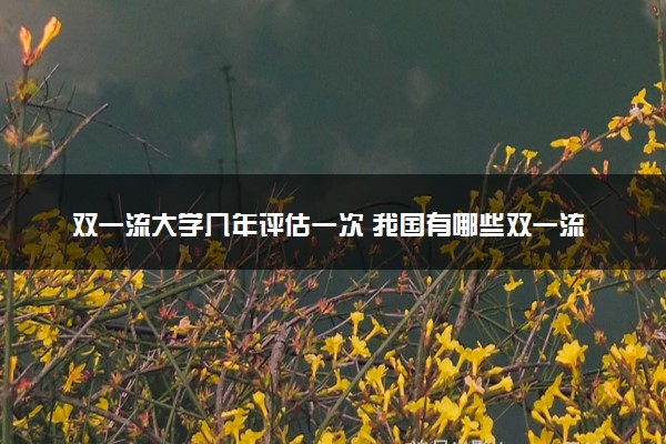 双一流大学几年评估一次 我国有哪些双一流大学
