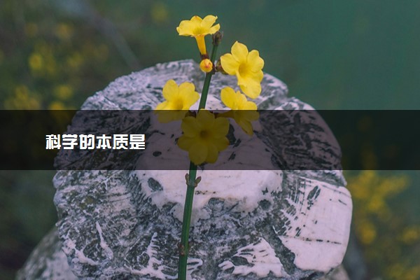 科学的本质是