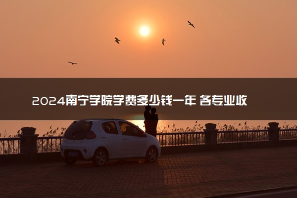 2024南宁学院学费多少钱一年 各专业收费标准