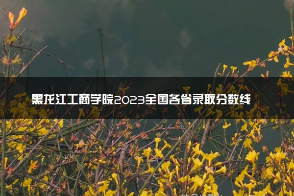 黑龙江工商学院2023全国各省录取分数线及最低位次 高考多少分能上