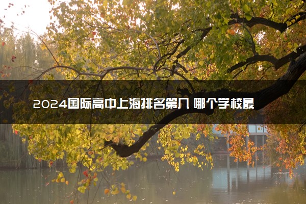 2024国际高中上海排名第几 哪个学校最好