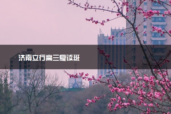 济南立行高三复读班