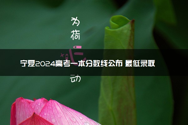 宁夏2024高考一本分数线公布 最低录取控制线多少分