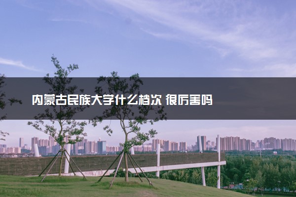 内蒙古民族大学什么档次 很厉害吗