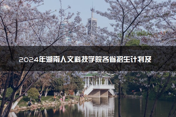 2024年湖南人文科技学院各省招生计划及招生人数 都招什么专业