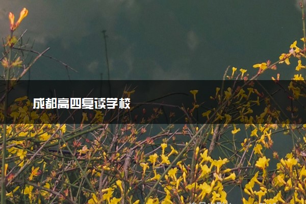 成都高四复读学校